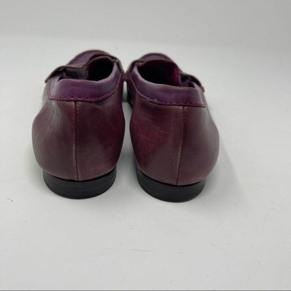 Cole Haan NikeAir Penny Loafers Women’s Size 9.5B Shoes Burgundy/PurpleSlip On - Picture 4 of 10